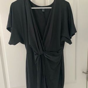 SHEIN Black Wrap Dress